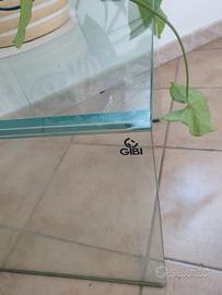 tavolino cristallo Gibi