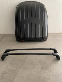 Box da tetto G3 + barre originali Citroen C3