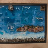 quadri e lampade con bottiglie 