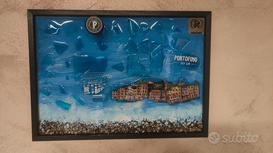 quadri e lampade con bottiglie 