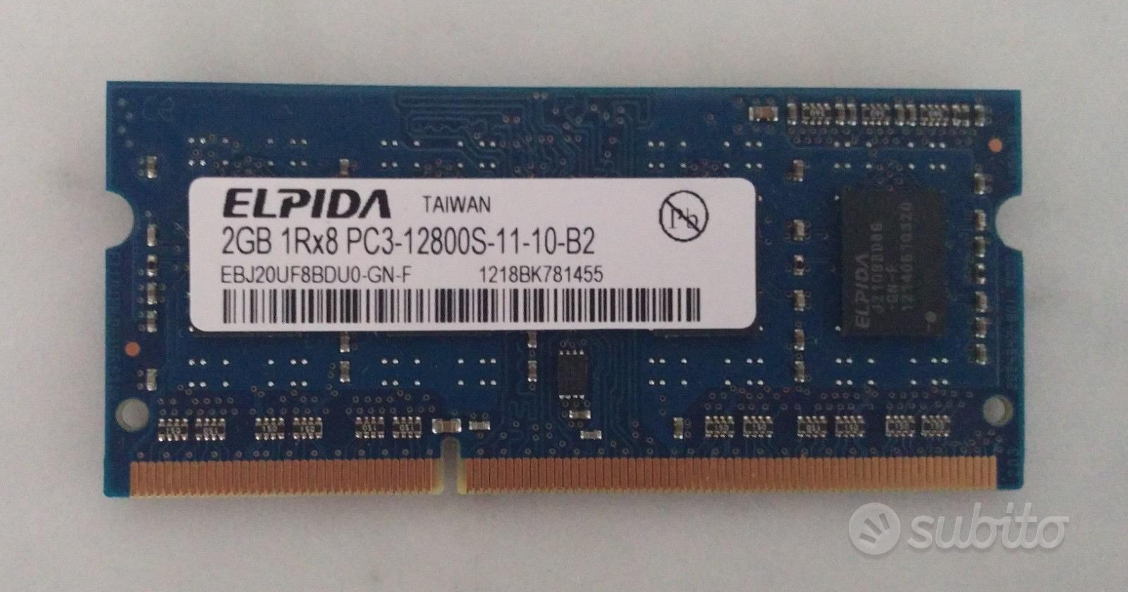 4 banchi di memoria RAM di tipo DDR2 DIMM a - Informatica In vendita a Roma