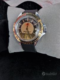 Vostok Komandirskie Dial " Rising Sun " - Vintage
