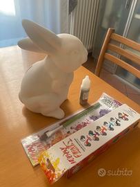 Coniglietto in ceramica- hobby paint