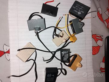 x ricambi condensatori poliestere e diodi micronde