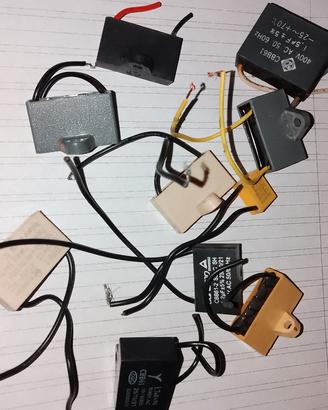 x ricambi condensatori poliestere e diodi micronde