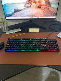 Tastiera Gaming MECCANICA GXTrust 835 Azor LED RGB