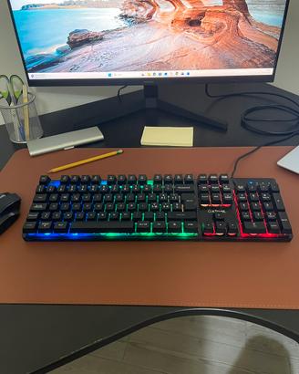 Tastiera Gaming MECCANICA GXTrust 835 Azor LED RGB