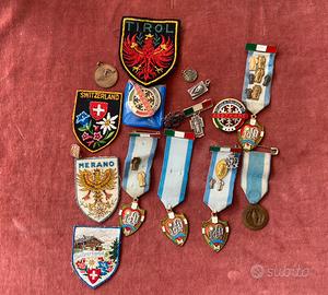 Lotto distintivi e toppe vintage alpine anni 60/80