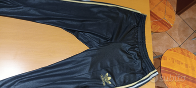 Tuta adidas uomo shop nera e oro