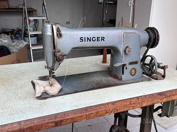 Macchina da cucire singer industriale