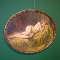 Sonnellino- Olio su tavola liberty