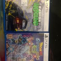 Dbz sparking zero e nfs unbound ps5