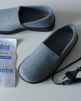 Pantofole riscaldabili tg S cm 22 nuove