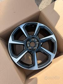 Cerchio audi sport originale nuovo diamantato/nero