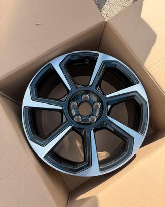 Cerchio audi sport originale nuovo diamantato/nero