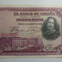 Banconota da 50 Pesetas Spagna