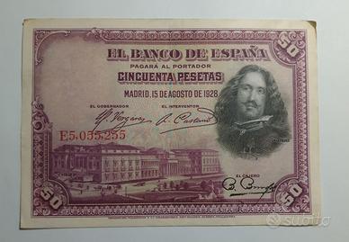 Banconota da 50 Pesetas Spagna