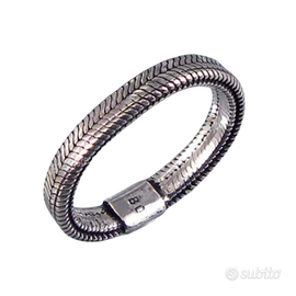 Anello snake in argento