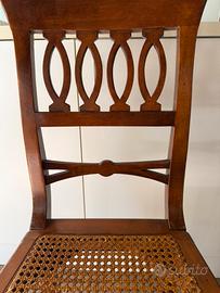 N. 8 sedie legno massiccio