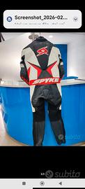 tuta moto  uomo nuova 