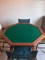 Tavolo verde da gioco