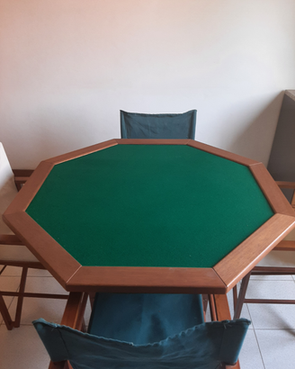 Tavolo verde da gioco