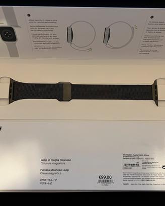 Cinturino Apple Watch Maglia Milanese 45 mm
