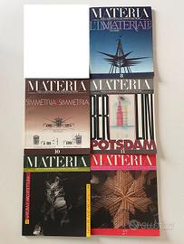 Materia, rivista d’architettura, 5 numeri