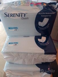 Pannolini rettangolari Serenity Plus 6 confezioni