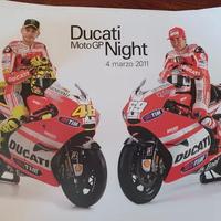 Poster V. Rossi con N. Hayden in Ducati 2011, N. H