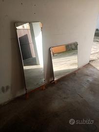 coppia specchi originali anni 50
