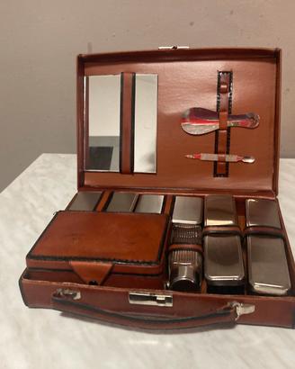 Toelete Necessaire da Viaggio Kit rasatura Vintage