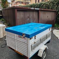 Carrello rimorchio per cani plini e gigliotti 
