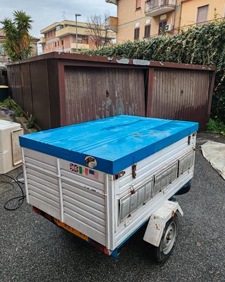 Carrello rimorchio per cani plini e gigliotti 
