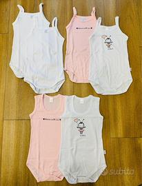 Lotto stock 6 body canotta Noibel