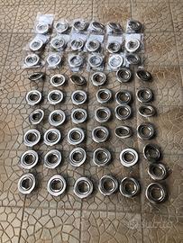 Faretti, portafaretti da incasso cromo satinato