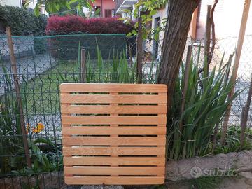 Pedana doccia in legno di larice 70 x 70