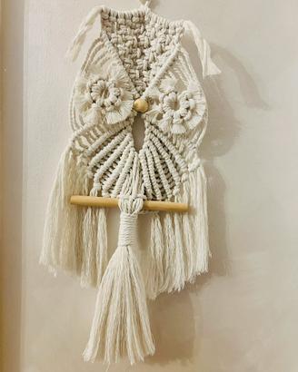 Gufo in macramé boho chic