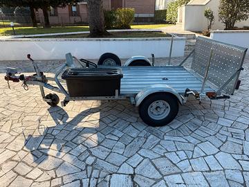 Rimorchio trasporto cose e moto