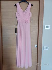 Abito Lungo TIRINDELLI CERIMONIA - Rosa - nuovo