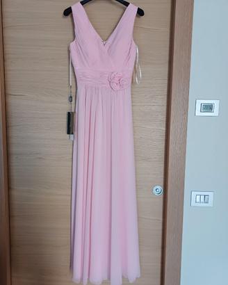 Abito Lungo TIRINDELLI CERIMONIA - Rosa - nuovo