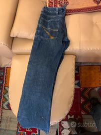Pantalone moto con protezioni