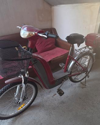 Bicicicletta con pedalata assistita 