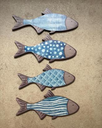 4 decorazione marine in legno