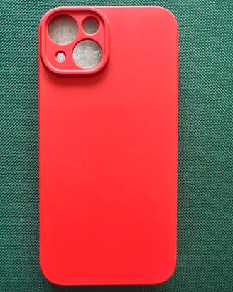 Custodia in silicone rossa Iphone 14