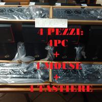 Lotto Stock 4PEZZI Pc Fissi 500€ PC+Mouse+Tastiera