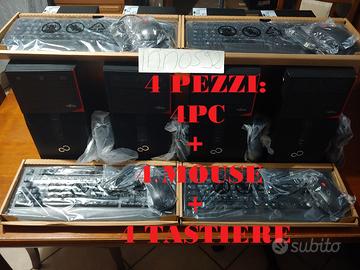 Lotto Stock 4PEZZI Pc Fissi 500€ PC+Mouse+Tastiera