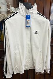 Adidas track top woven firebird