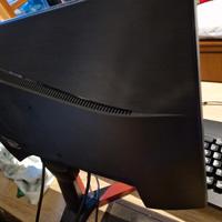 pc da gaming + cuffie + volante con cambio e pedal