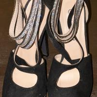 Sandalo con  brillantini